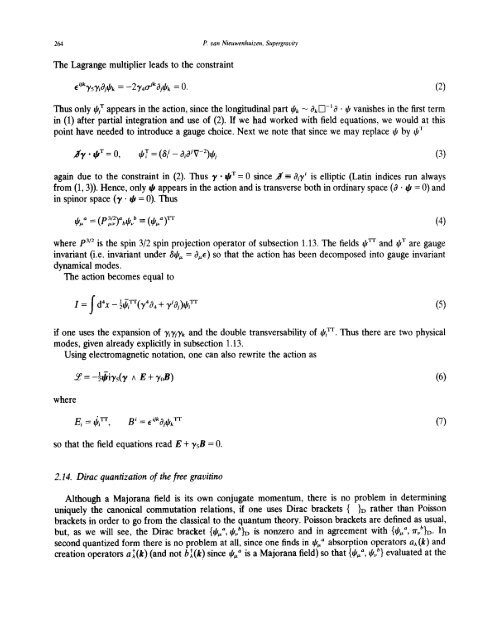 SUPERGRAVITY P. van NIEUWENHUIZEN To Joel Scherk 0370 ...