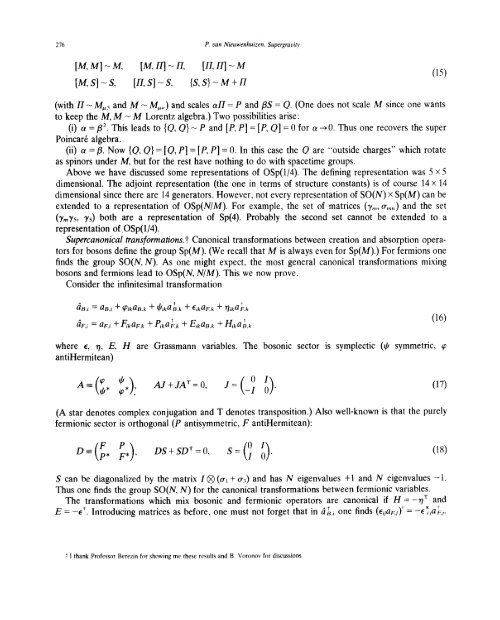 SUPERGRAVITY P. van NIEUWENHUIZEN To Joel Scherk 0370 ...