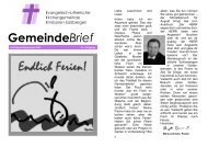 Gemeindeleben von A â€“ Z - Evangelisch-lutherische ...