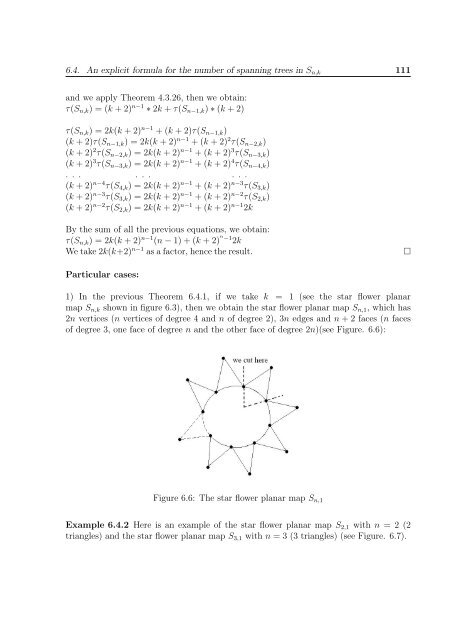 enumeration of the number of spanning trees in some ... - Toubkal