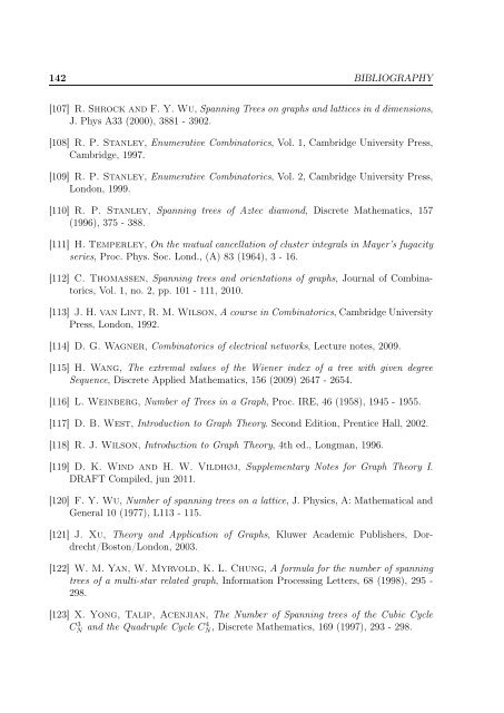 enumeration of the number of spanning trees in some ... - Toubkal