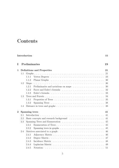 enumeration of the number of spanning trees in some ... - Toubkal