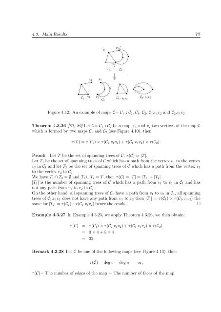 enumeration of the number of spanning trees in some ... - Toubkal