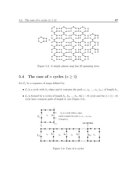 enumeration of the number of spanning trees in some ... - Toubkal