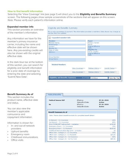 Provider Center Guide - Regence BlueShield