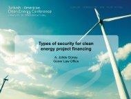 2. Types of security for clean energy project financing