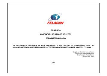 consulta asociación de bancos del perú repo interbancario - Felaban