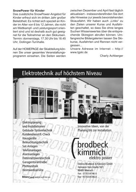 TG-Report 4 / 2007 als pdf-Datei (ca - TG Biberach