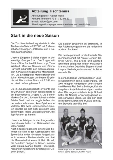 TG-Report 4 / 2007 als pdf-Datei (ca - TG Biberach