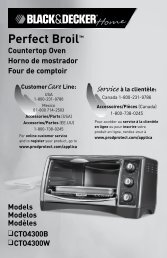 Toast-R-Oven™ - Applica Use and Care Manuals