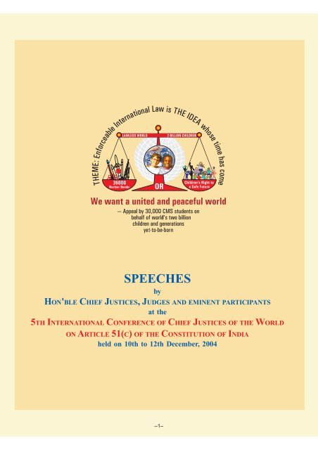Download the Speeches of all Hon'ble Chief Justices & Judges in ...