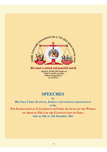 Download the Speeches of all Hon'ble Chief Justices &amp; Judges in ...