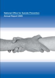 Annual Report 2005 - National Office for Suicide Prevention