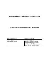 Prescribing and Polypharmacy Guidelines - NHS Lanarkshire