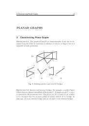 PLANAR GRAPHS