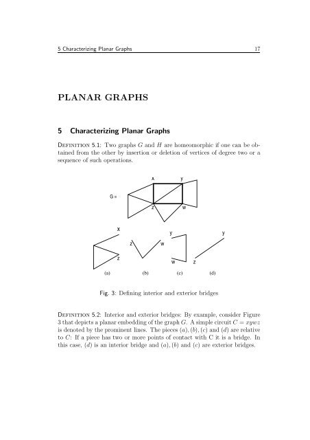 PLANAR GRAPHS