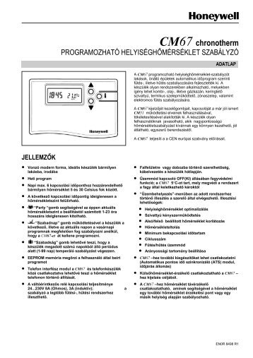 CM67 chronotherm - Megatherm Kft.