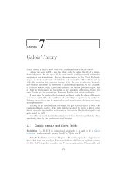 Galois Theory