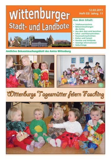 Wittenburgs Tagesmütter feiern Fasching - Landkreis Ludwigslust