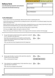 N11B - Defence form (accelerated possession procedure)(assured ...