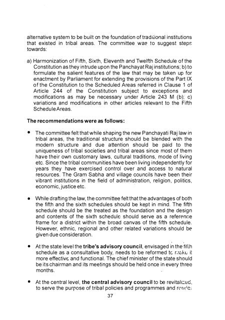 Institution of Local Self Governance and its Linkages with Tourism