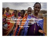 The Challenge of Global Health