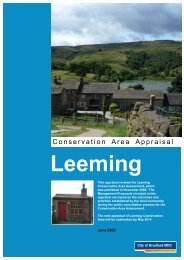 Leeming Conservation Area Appraisal - Bradford Metropolitan ...