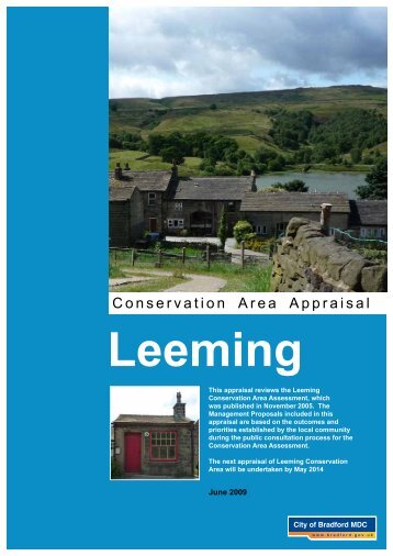 Leeming Conservation Area Appraisal - Bradford Metropolitan ...