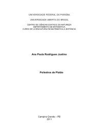 Ana Paula Rodrigues Justino Poliedros de PlatÃ£o - DSpace/UFPB ...