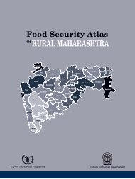 Food Security Atlas Of RURAL MAHARASHTRA - WFP Remote ...
