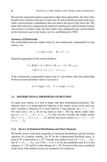 "Frontmatter". In: Analysis of Financial Time Series