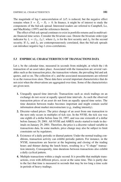 "Frontmatter". In: Analysis of Financial Time Series