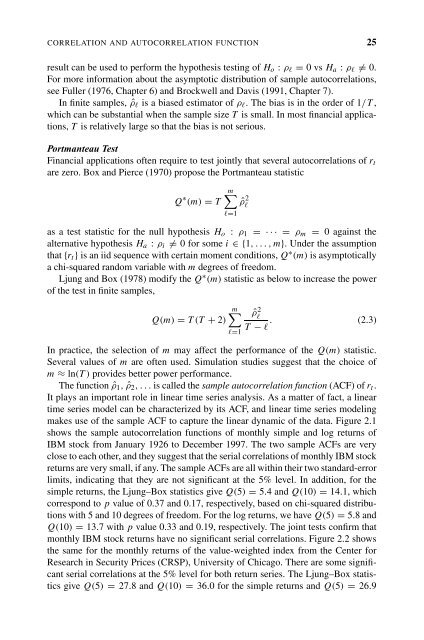 "Frontmatter". In: Analysis of Financial Time Series