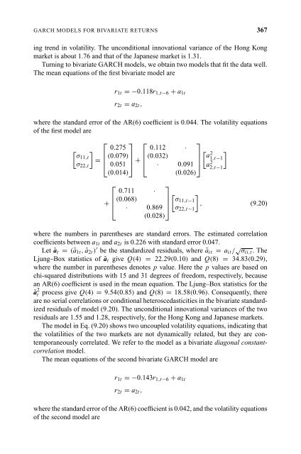 "Frontmatter". In: Analysis of Financial Time Series