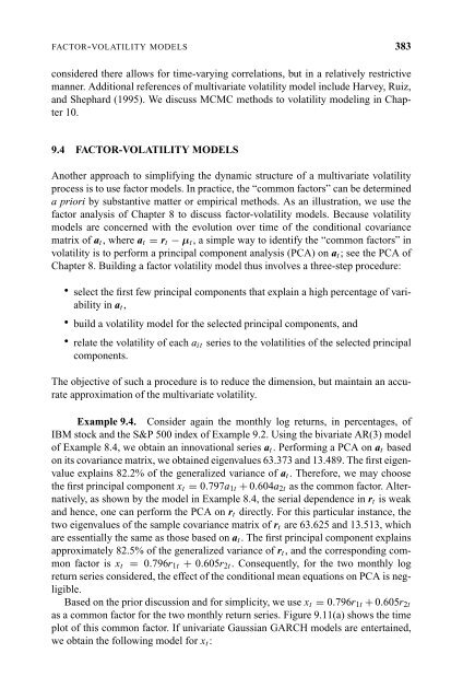 "Frontmatter". In: Analysis of Financial Time Series