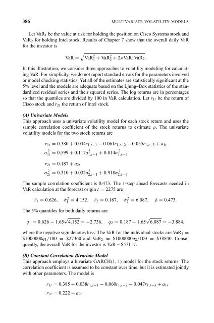 "Frontmatter". In: Analysis of Financial Time Series