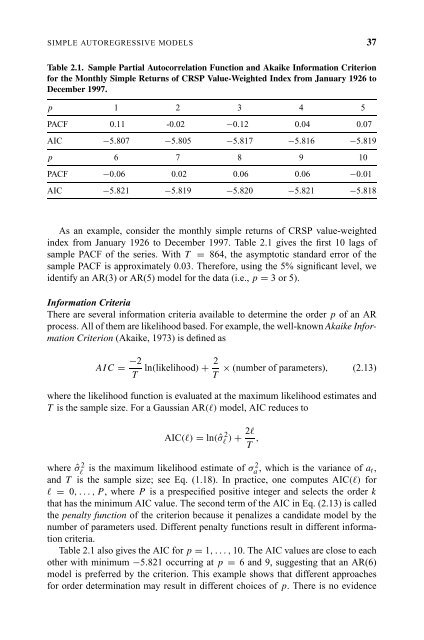 "Frontmatter". In: Analysis of Financial Time Series