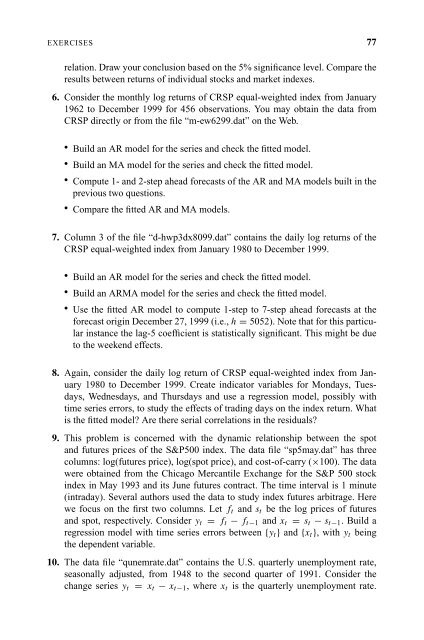 "Frontmatter". In: Analysis of Financial Time Series