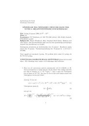 Lösningar till tentamen 2007-01-13 - Fysik