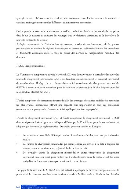 inventaire des accords de transport et de coopÃ©ration ... - cetmo