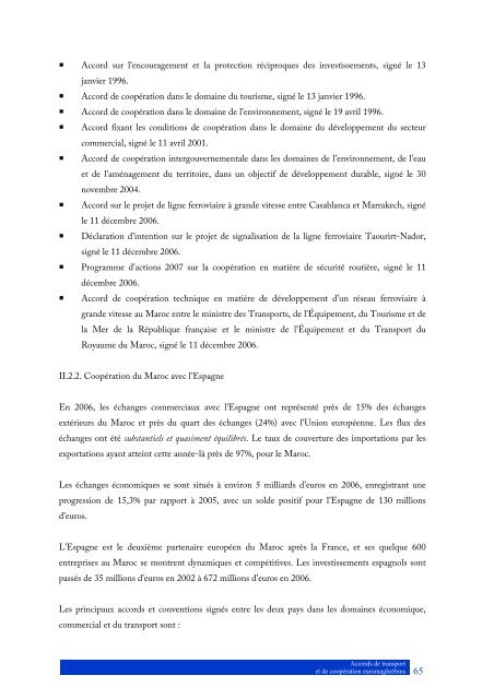 inventaire des accords de transport et de coopÃ©ration ... - cetmo