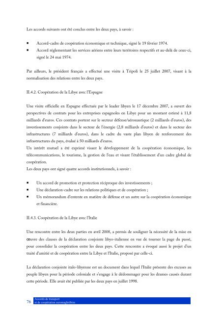 inventaire des accords de transport et de coopÃ©ration ... - cetmo