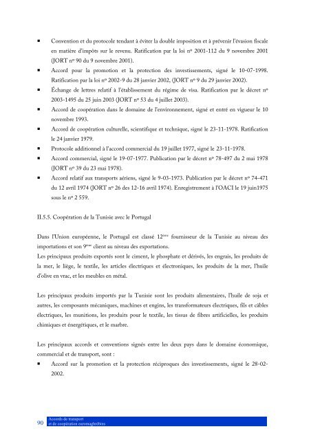 inventaire des accords de transport et de coopÃ©ration ... - cetmo