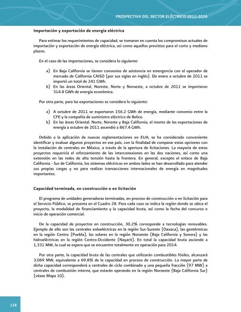 Prospectiva del Sector ElÃ©ctrico 2012-2026 - AÃ±o Internacional de la ...