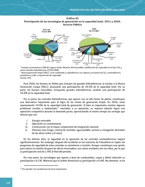 Prospectiva del Sector ElÃ©ctrico 2012-2026 - AÃ±o Internacional de la ...