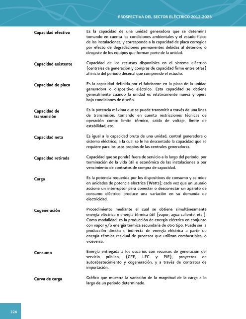 Prospectiva del Sector ElÃ©ctrico 2012-2026 - AÃ±o Internacional de la ...