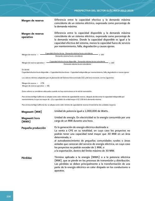 Prospectiva del Sector ElÃ©ctrico 2012-2026 - AÃ±o Internacional de la ...