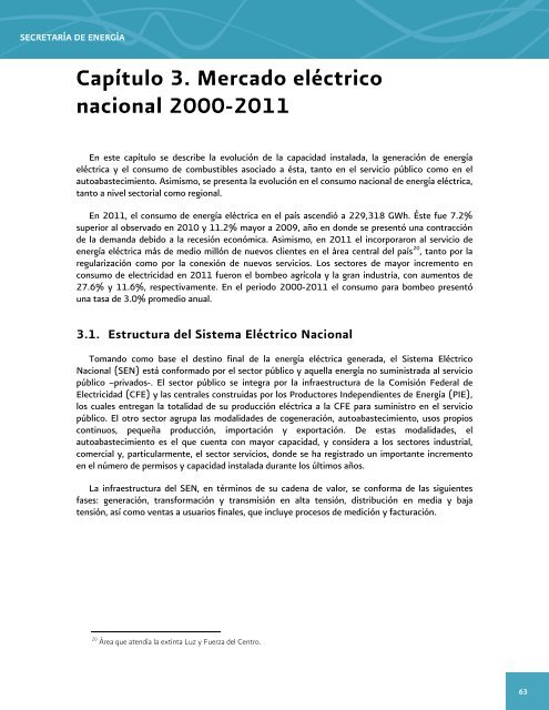 Prospectiva del Sector ElÃ©ctrico 2012-2026 - AÃ±o Internacional de la ...