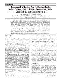 Assessment of Protein Energy Malnutrition in ... - Fight Malnutrition