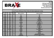 Brake Pads Catalogue-2012 - All World, Inc.